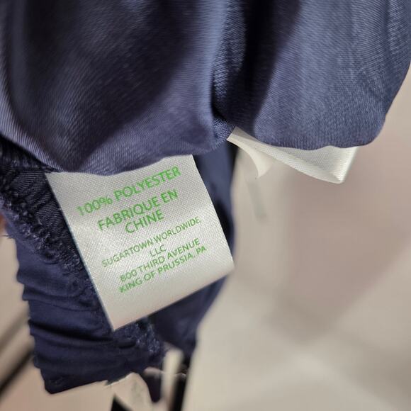 Lilly Pulitzer Women Emiko Strapless Jumpsuit Size XS Pockets In True Navy - Picture 7 of 7